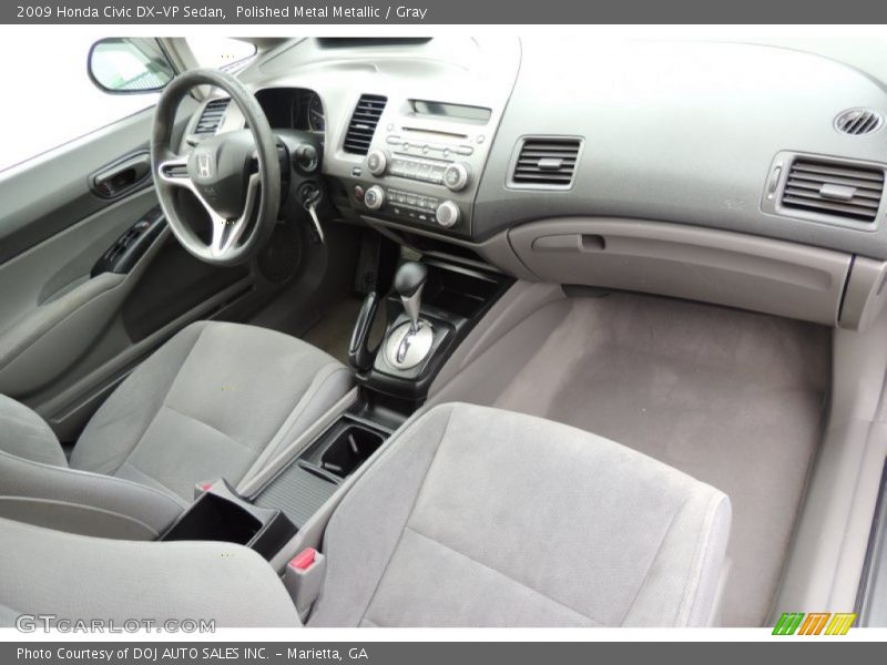 Polished Metal Metallic / Gray 2009 Honda Civic DX-VP Sedan