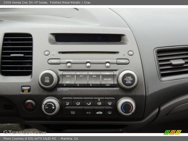 Polished Metal Metallic / Gray 2009 Honda Civic DX-VP Sedan