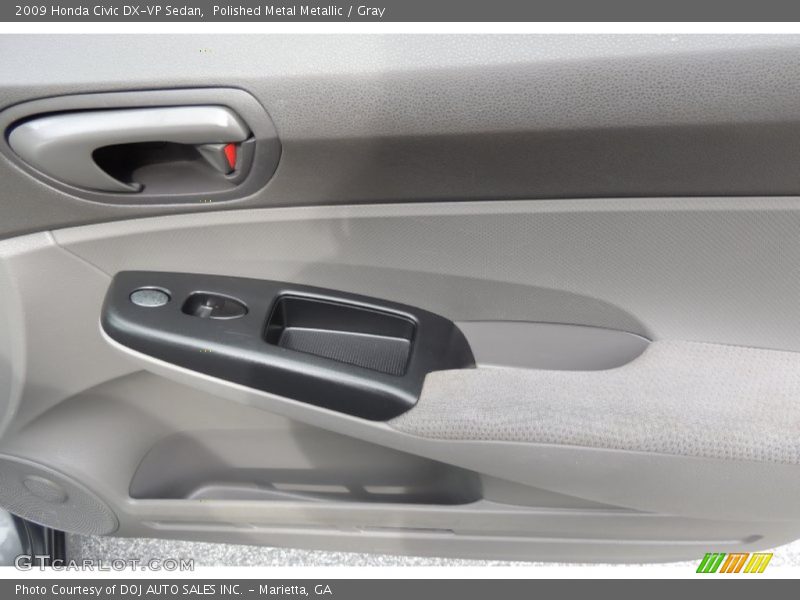 Polished Metal Metallic / Gray 2009 Honda Civic DX-VP Sedan