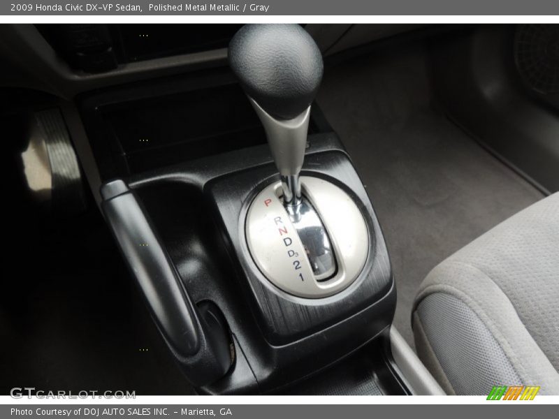 Polished Metal Metallic / Gray 2009 Honda Civic DX-VP Sedan