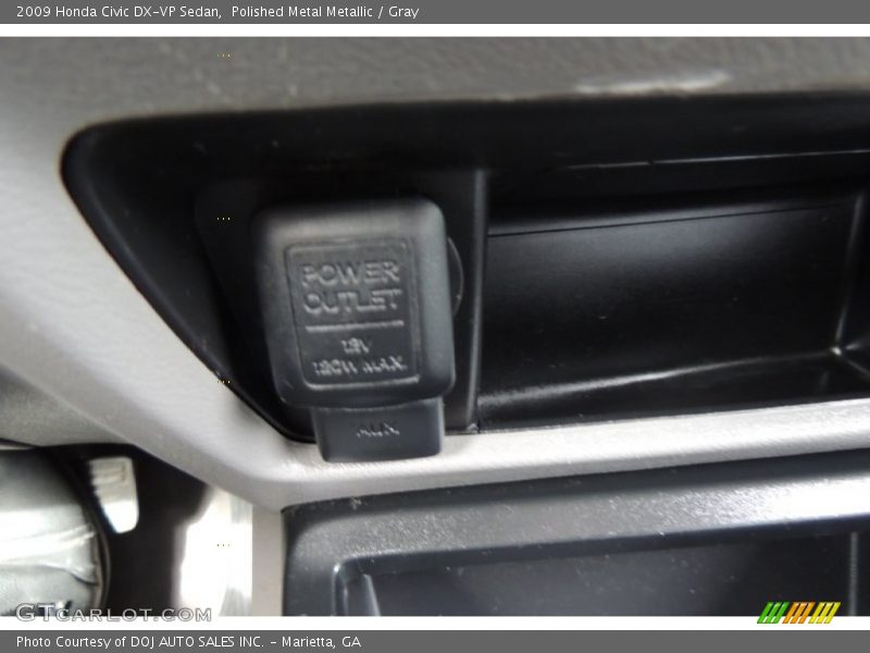 Polished Metal Metallic / Gray 2009 Honda Civic DX-VP Sedan