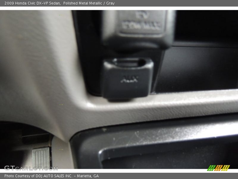 Polished Metal Metallic / Gray 2009 Honda Civic DX-VP Sedan