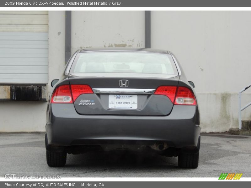 Polished Metal Metallic / Gray 2009 Honda Civic DX-VP Sedan