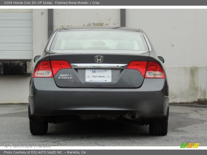 Polished Metal Metallic / Gray 2009 Honda Civic DX-VP Sedan