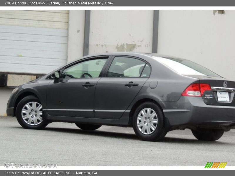 Polished Metal Metallic / Gray 2009 Honda Civic DX-VP Sedan