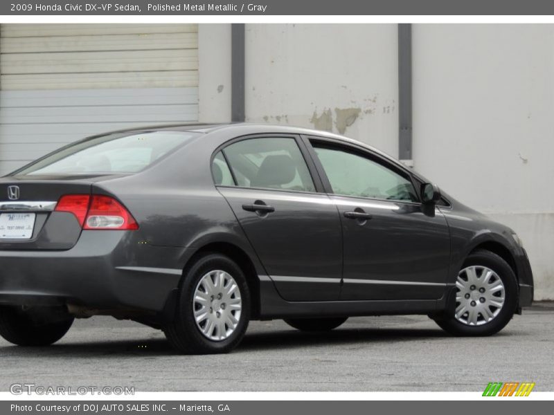 Polished Metal Metallic / Gray 2009 Honda Civic DX-VP Sedan