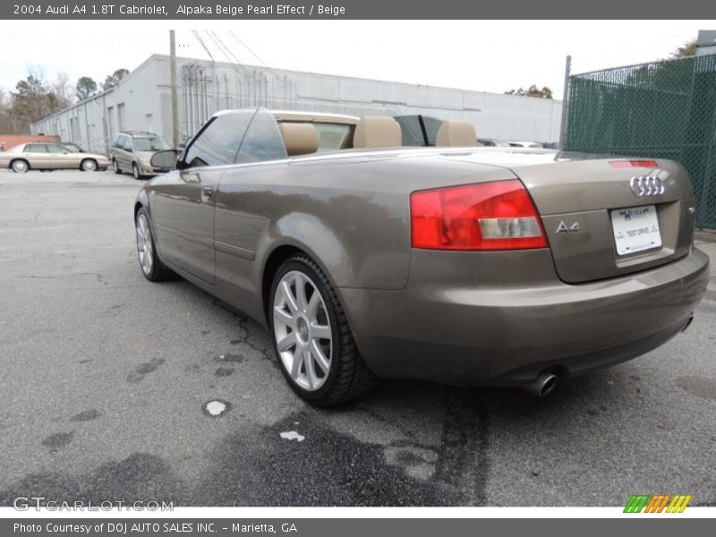 Alpaka Beige Pearl Effect / Beige 2004 Audi A4 1.8T Cabriolet