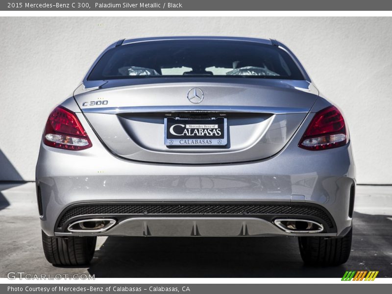 Paladium Silver Metallic / Black 2015 Mercedes-Benz C 300
