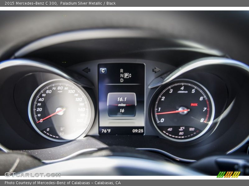 Paladium Silver Metallic / Black 2015 Mercedes-Benz C 300