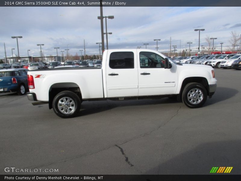  2014 Sierra 3500HD SLE Crew Cab 4x4 Summit White