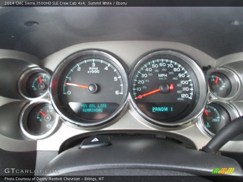  2014 Sierra 3500HD SLE Crew Cab 4x4 SLE Crew Cab 4x4 Gauges