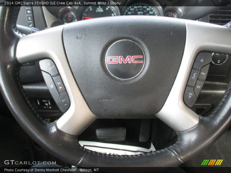  2014 Sierra 3500HD SLE Crew Cab 4x4 Steering Wheel