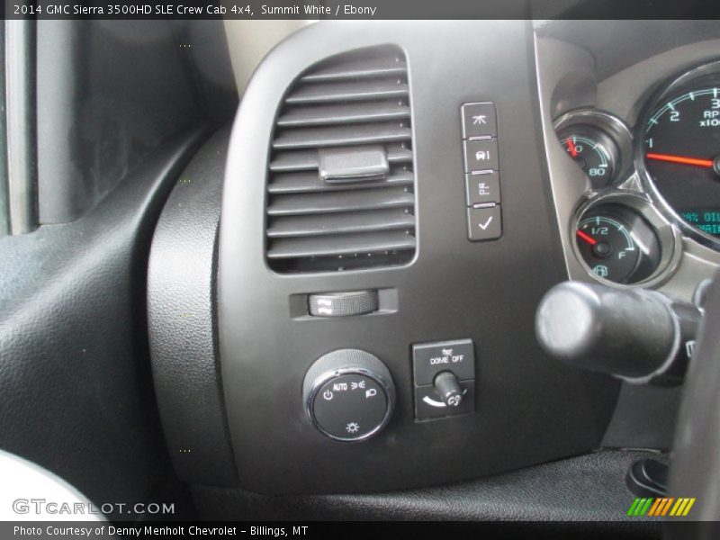 Controls of 2014 Sierra 3500HD SLE Crew Cab 4x4