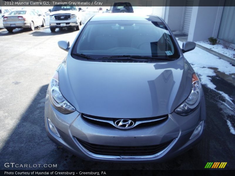 Titanium Gray Metallic / Gray 2012 Hyundai Elantra GLS