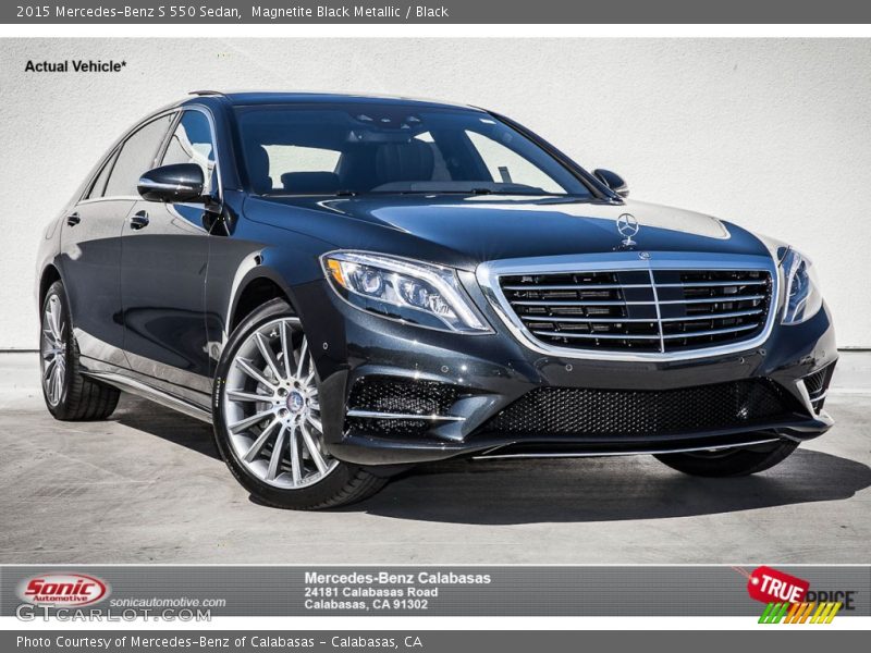 Magnetite Black Metallic / Black 2015 Mercedes-Benz S 550 Sedan