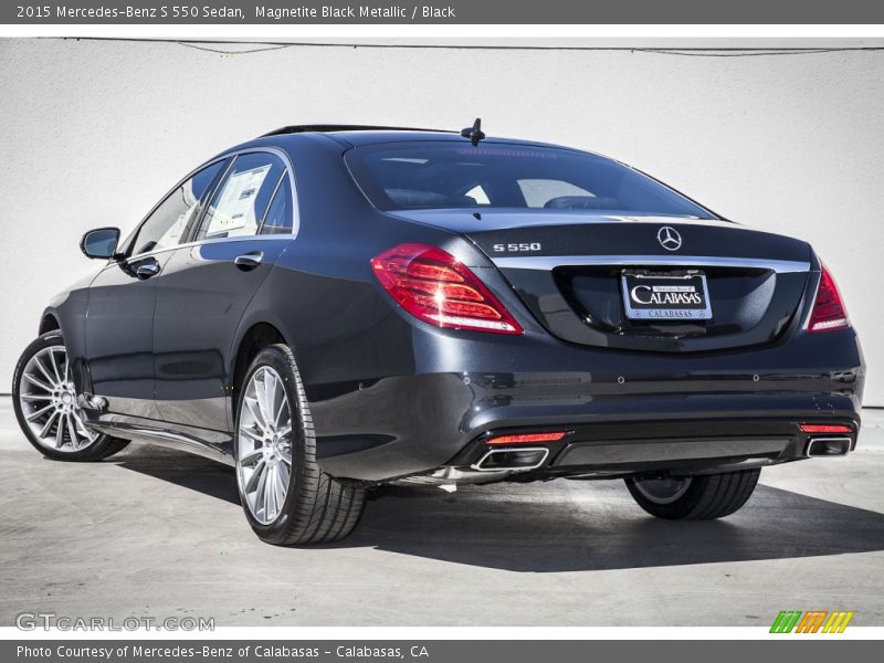 Magnetite Black Metallic / Black 2015 Mercedes-Benz S 550 Sedan