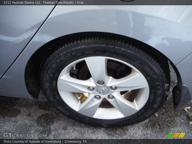 Titanium Gray Metallic / Gray 2012 Hyundai Elantra GLS