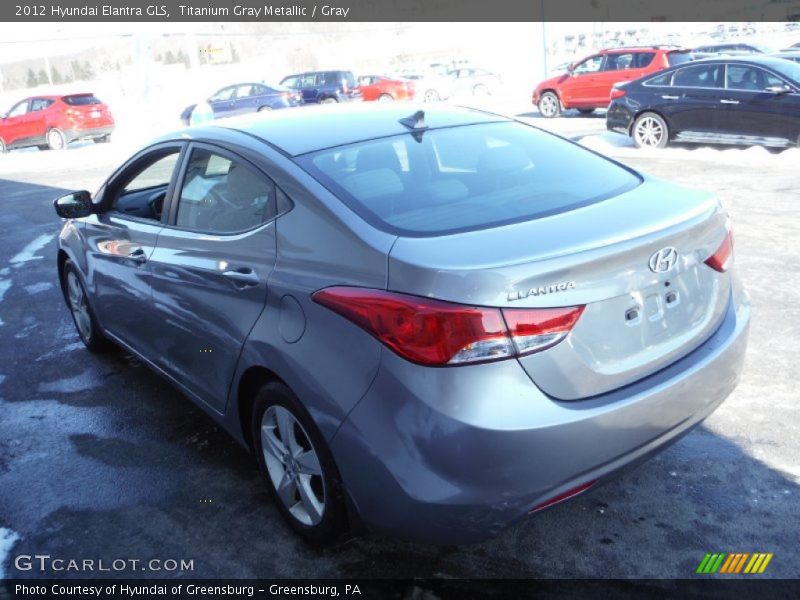 Titanium Gray Metallic / Gray 2012 Hyundai Elantra GLS