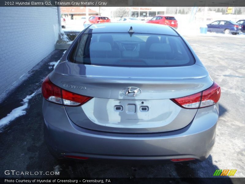 Titanium Gray Metallic / Gray 2012 Hyundai Elantra GLS