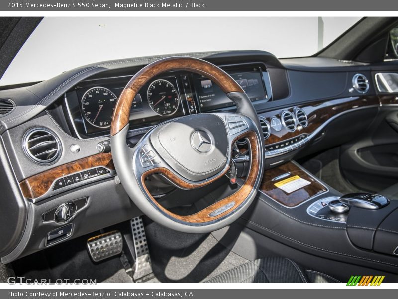 Magnetite Black Metallic / Black 2015 Mercedes-Benz S 550 Sedan