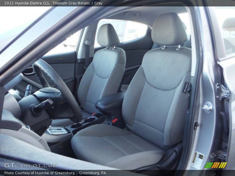 Titanium Gray Metallic / Gray 2012 Hyundai Elantra GLS