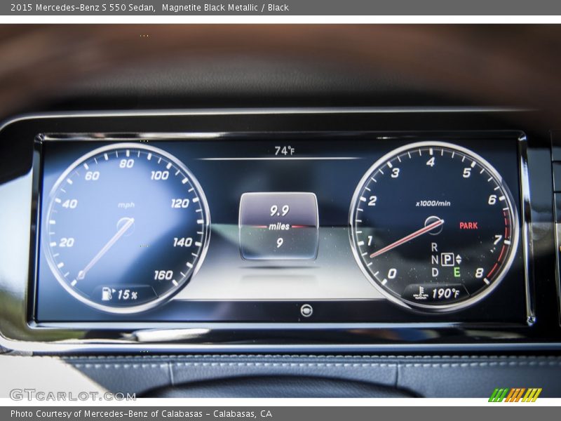 Magnetite Black Metallic / Black 2015 Mercedes-Benz S 550 Sedan