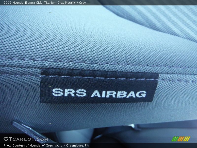 Titanium Gray Metallic / Gray 2012 Hyundai Elantra GLS