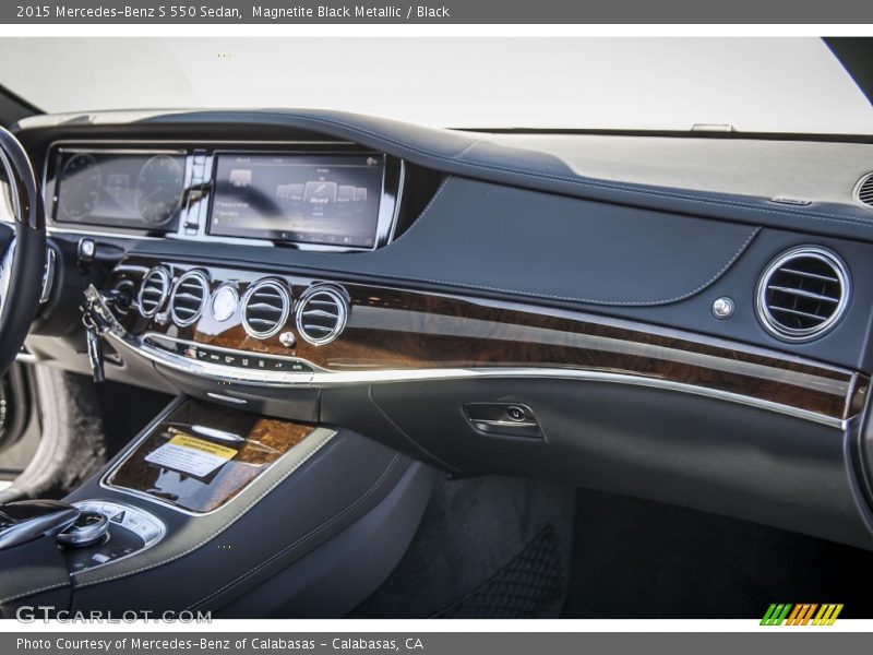 Magnetite Black Metallic / Black 2015 Mercedes-Benz S 550 Sedan
