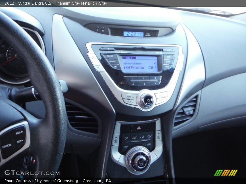 Titanium Gray Metallic / Gray 2012 Hyundai Elantra GLS