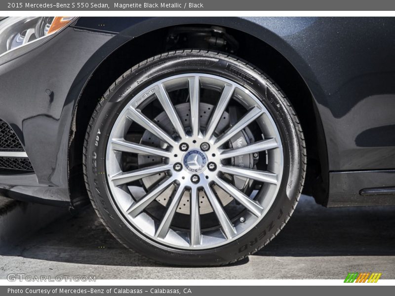 Magnetite Black Metallic / Black 2015 Mercedes-Benz S 550 Sedan