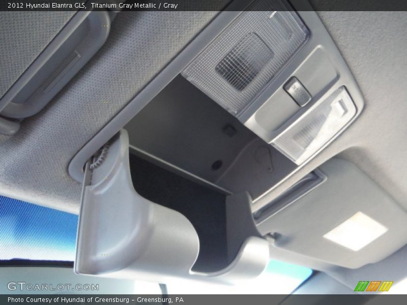 Titanium Gray Metallic / Gray 2012 Hyundai Elantra GLS