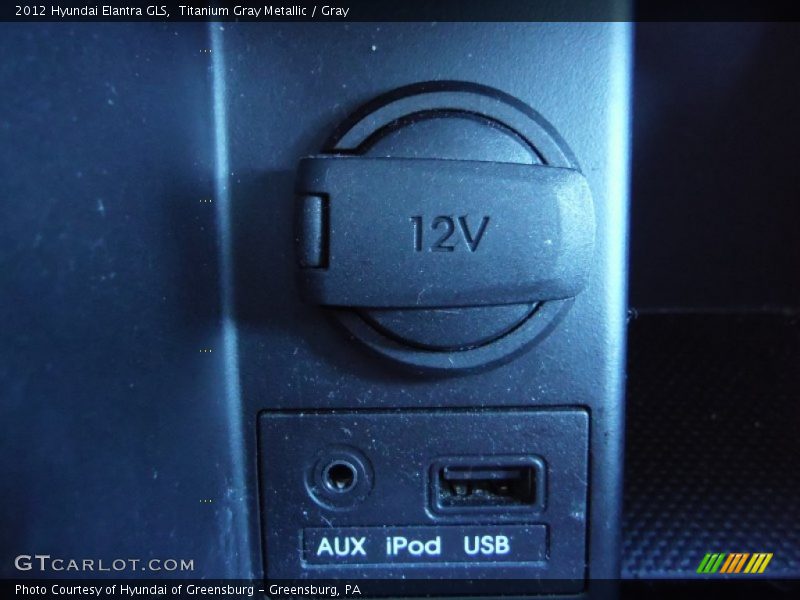 Titanium Gray Metallic / Gray 2012 Hyundai Elantra GLS