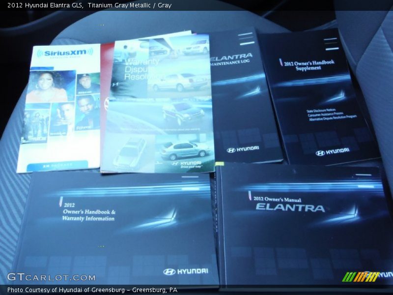 Titanium Gray Metallic / Gray 2012 Hyundai Elantra GLS