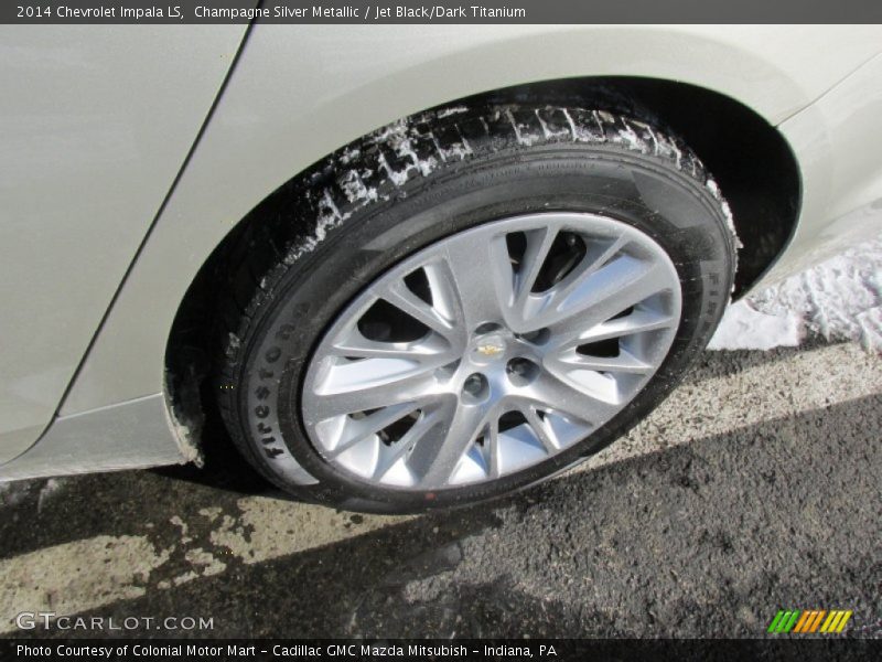 Champagne Silver Metallic / Jet Black/Dark Titanium 2014 Chevrolet Impala LS