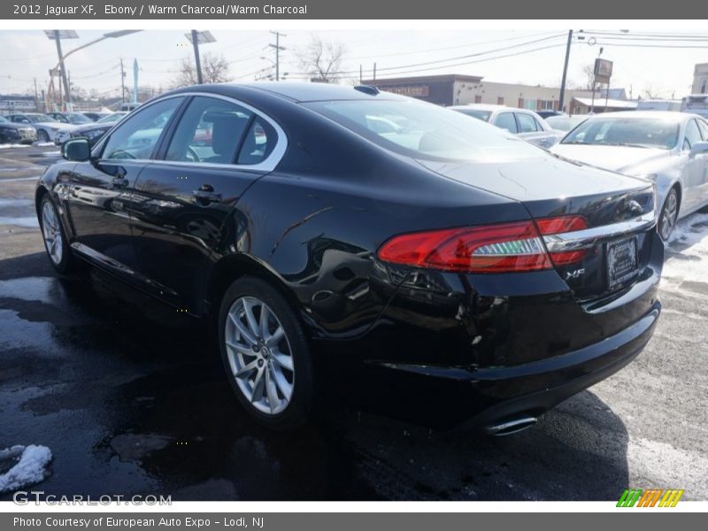 Ebony / Warm Charcoal/Warm Charcoal 2012 Jaguar XF