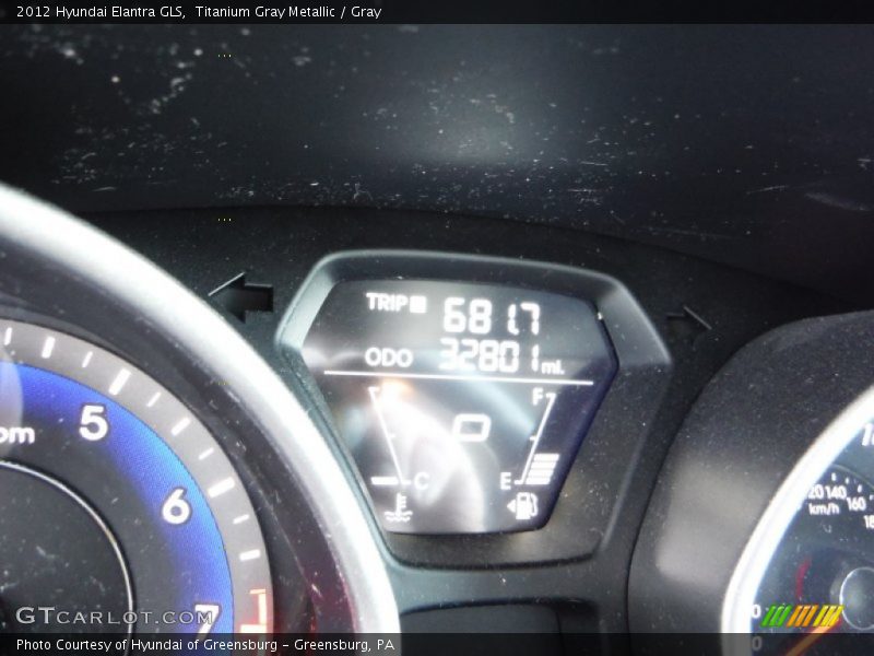 Titanium Gray Metallic / Gray 2012 Hyundai Elantra GLS