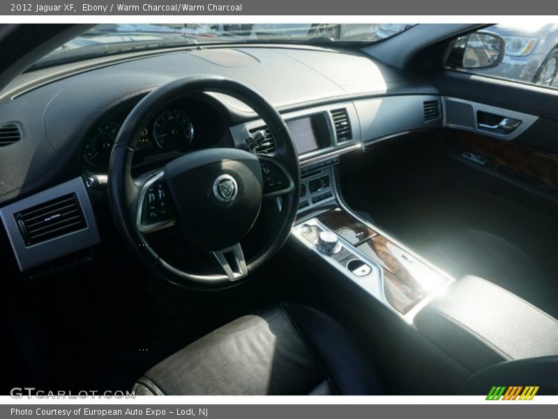 Ebony / Warm Charcoal/Warm Charcoal 2012 Jaguar XF
