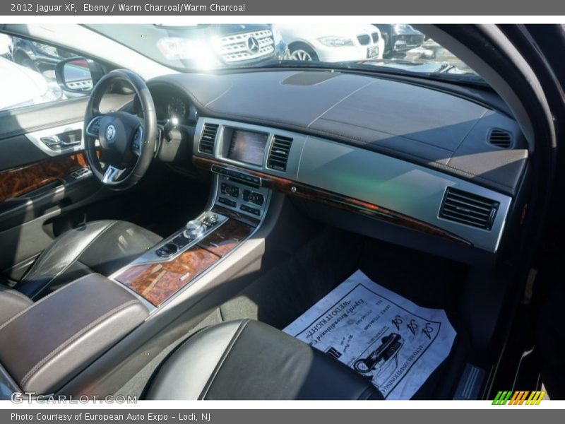 Ebony / Warm Charcoal/Warm Charcoal 2012 Jaguar XF