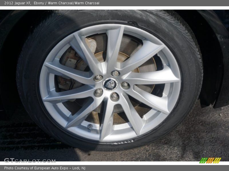Ebony / Warm Charcoal/Warm Charcoal 2012 Jaguar XF
