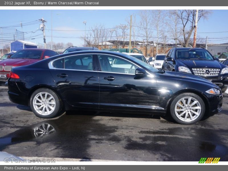 Ebony / Warm Charcoal/Warm Charcoal 2012 Jaguar XF