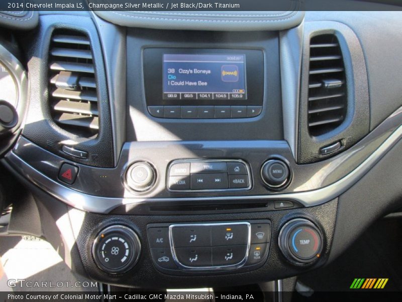 Champagne Silver Metallic / Jet Black/Dark Titanium 2014 Chevrolet Impala LS