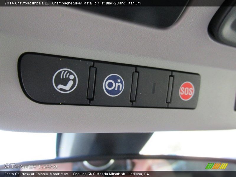 Champagne Silver Metallic / Jet Black/Dark Titanium 2014 Chevrolet Impala LS