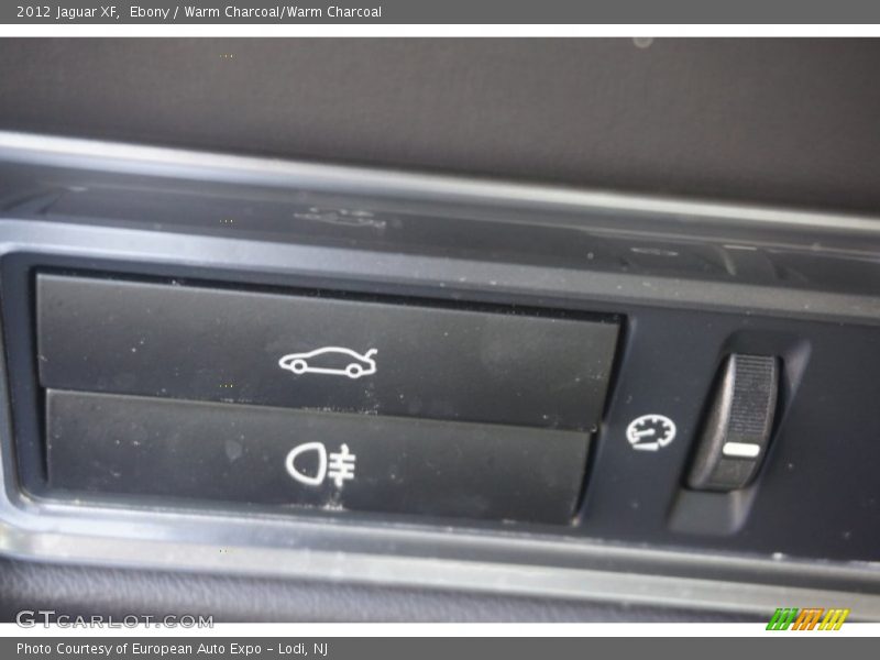 Ebony / Warm Charcoal/Warm Charcoal 2012 Jaguar XF