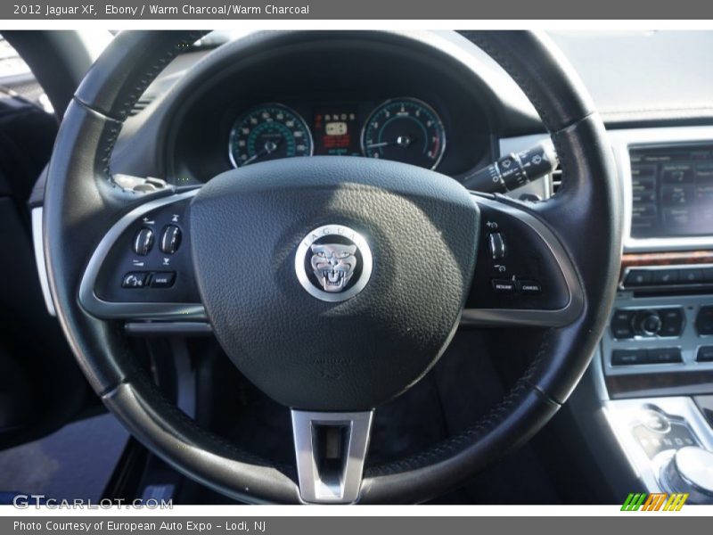 Ebony / Warm Charcoal/Warm Charcoal 2012 Jaguar XF