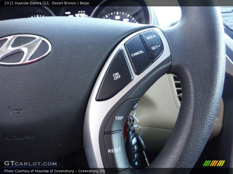 Desert Bronze / Beige 2012 Hyundai Elantra GLS