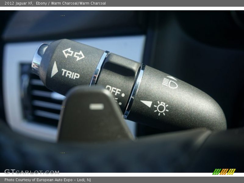 Ebony / Warm Charcoal/Warm Charcoal 2012 Jaguar XF