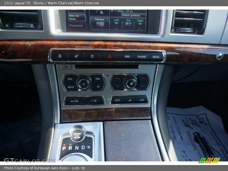 Ebony / Warm Charcoal/Warm Charcoal 2012 Jaguar XF