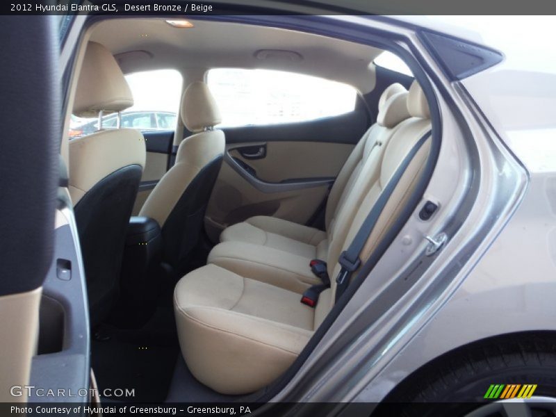 Desert Bronze / Beige 2012 Hyundai Elantra GLS