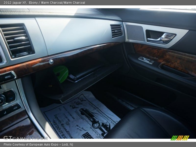 Ebony / Warm Charcoal/Warm Charcoal 2012 Jaguar XF