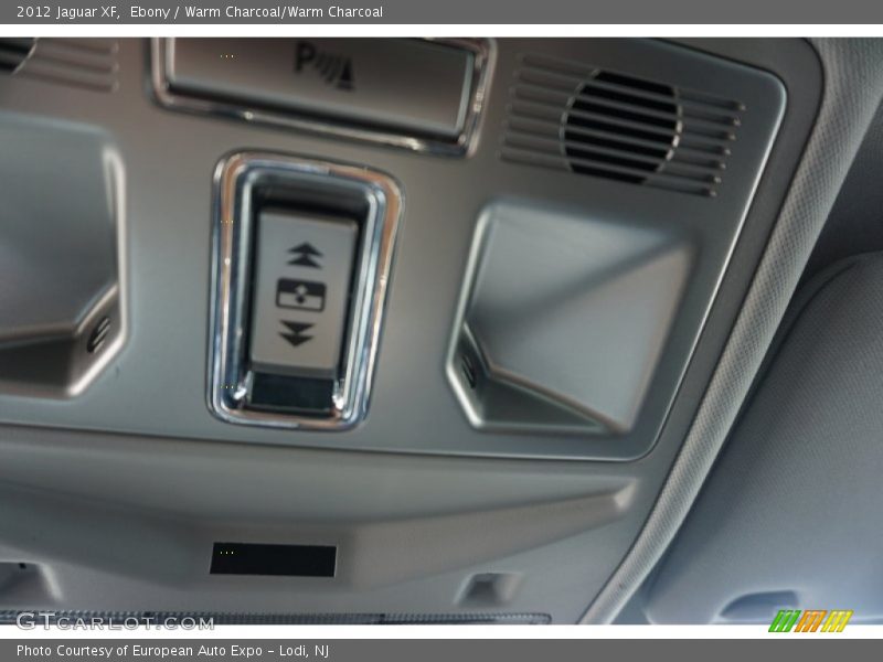 Ebony / Warm Charcoal/Warm Charcoal 2012 Jaguar XF